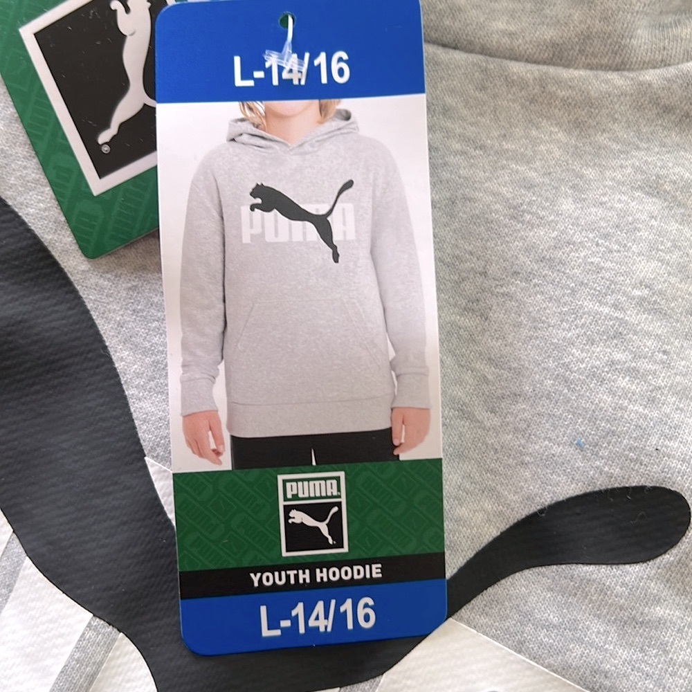 NWT Puma Boys Hoodie Sweatshirt - Picture 3 of 8